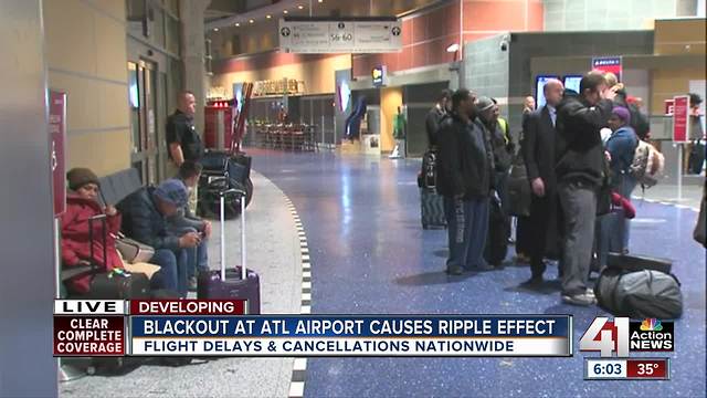 Blackout at Atlanta airport causes ripple effect