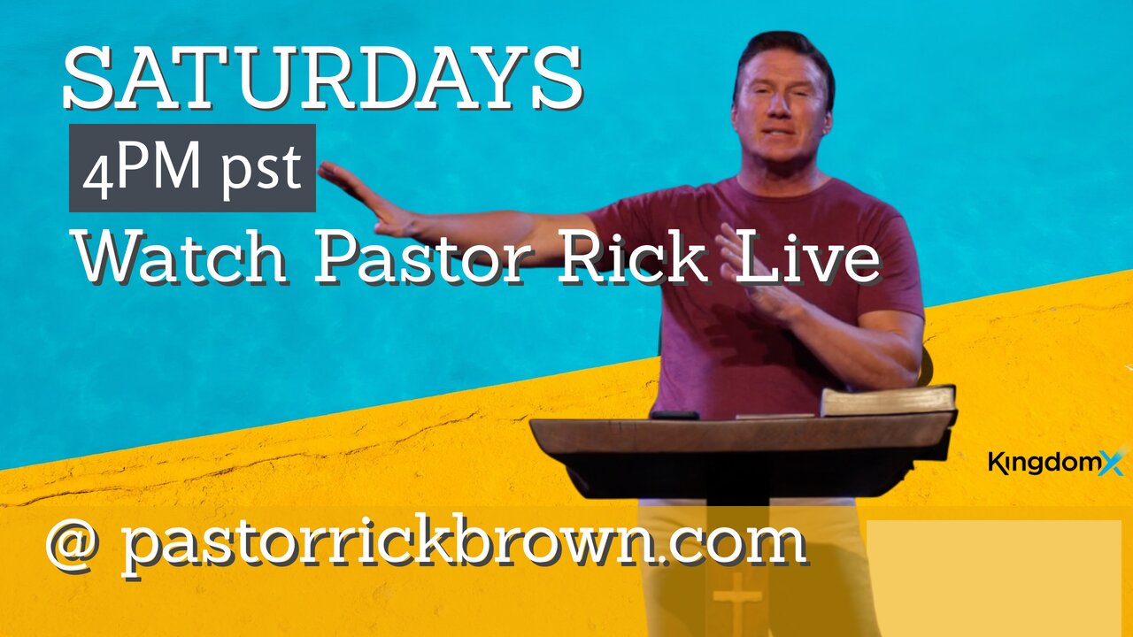 How to watch and livestream Rick Brown @ pastorrickbrown.com | Saturdays at 4pm pst