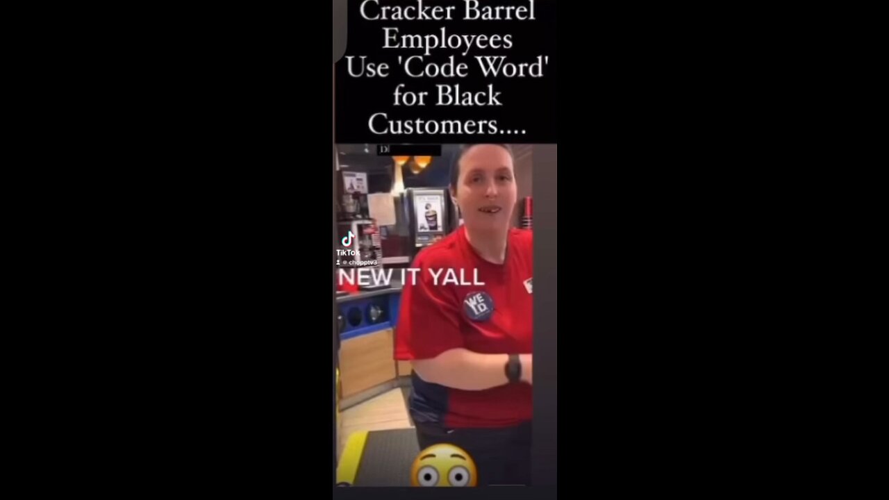 🤬 cracker barrel has a code for black folks😡