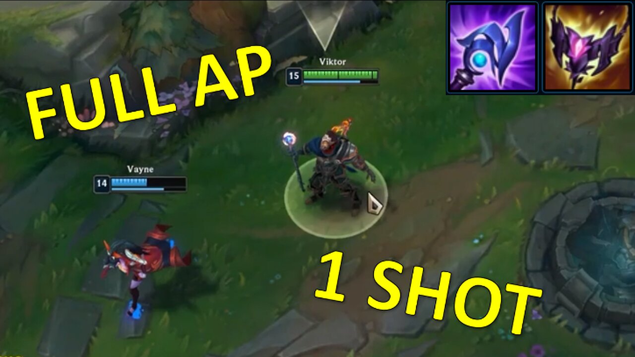 👻Full AP 1 - Shot Victor Mid Lane How to carry as Victor👻