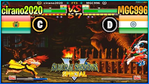 Samurai Shodown V Special (cirano2020 Vs. MGC996) [Bolivia Vs. India]