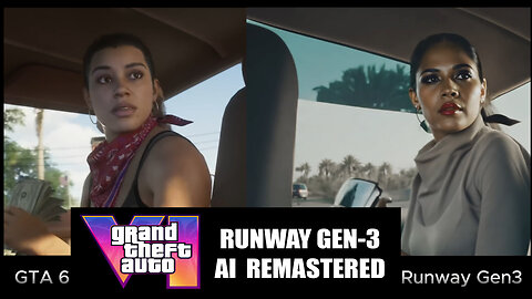GTA VI Photo Realistic Runway Gen-3 AI hyper realism #aianimation #gtavi #runway