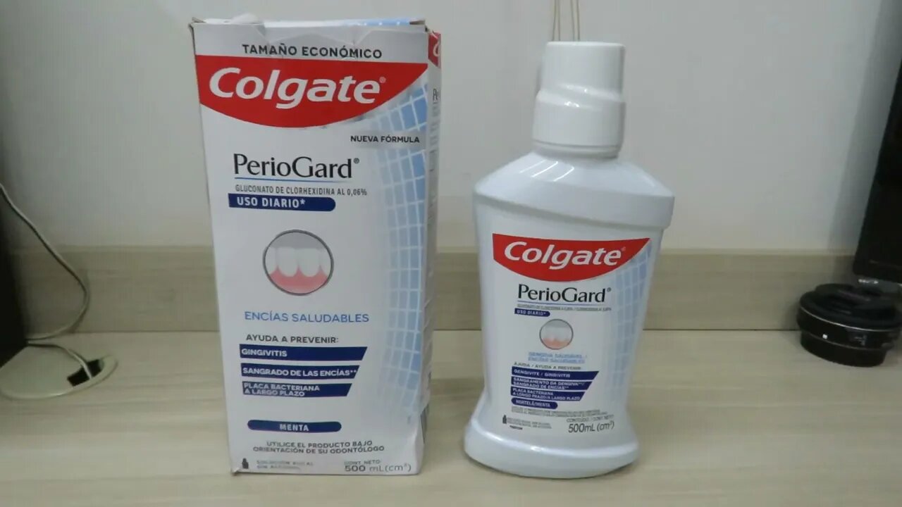 Enxaguante Bucal Colgate PerioGard Uso Diário 500ml