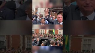 Bolsonaro atrai multidão em Londres