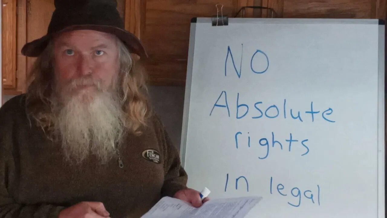 386-1021 There are no absolute rights in legal