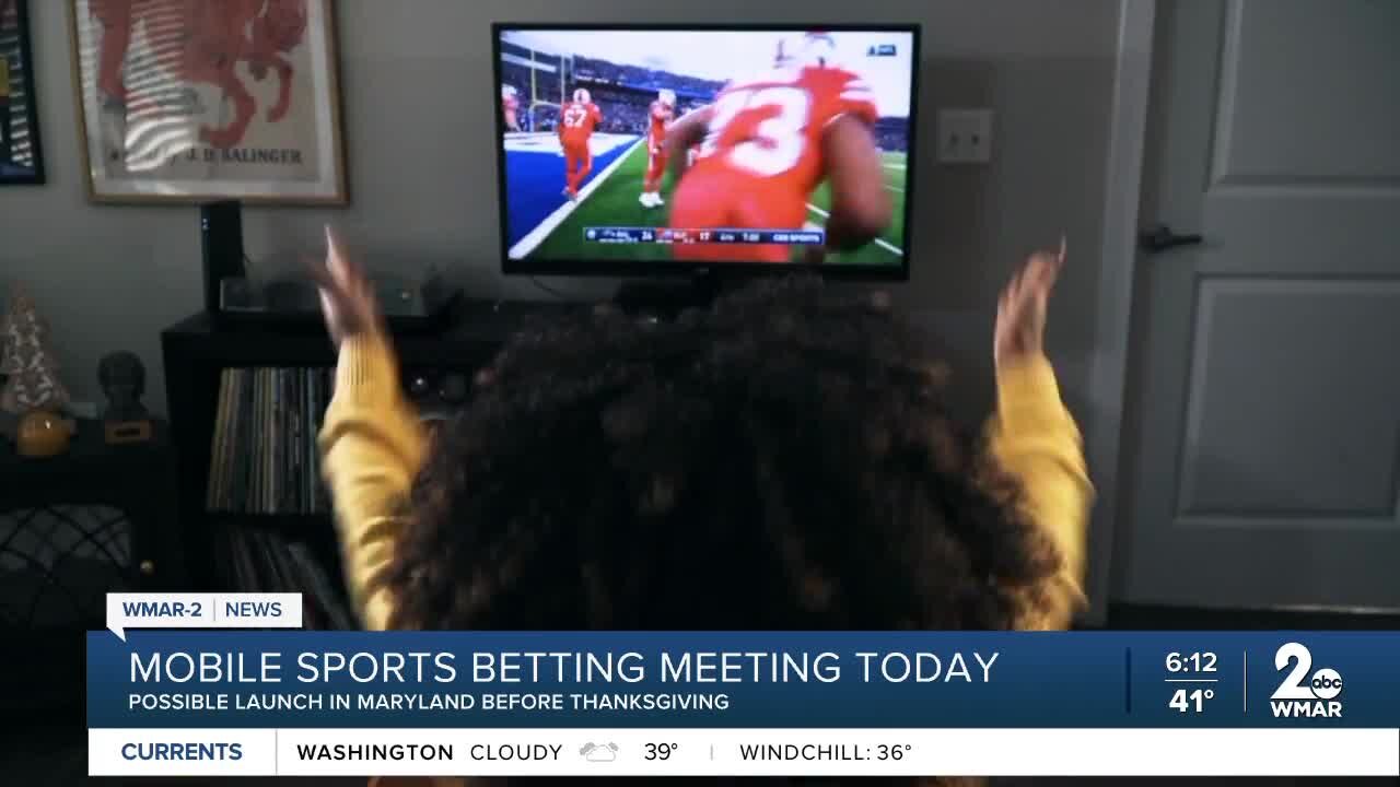 Mobile sports betting in Maryland could become a reality in time for Thanksgiving