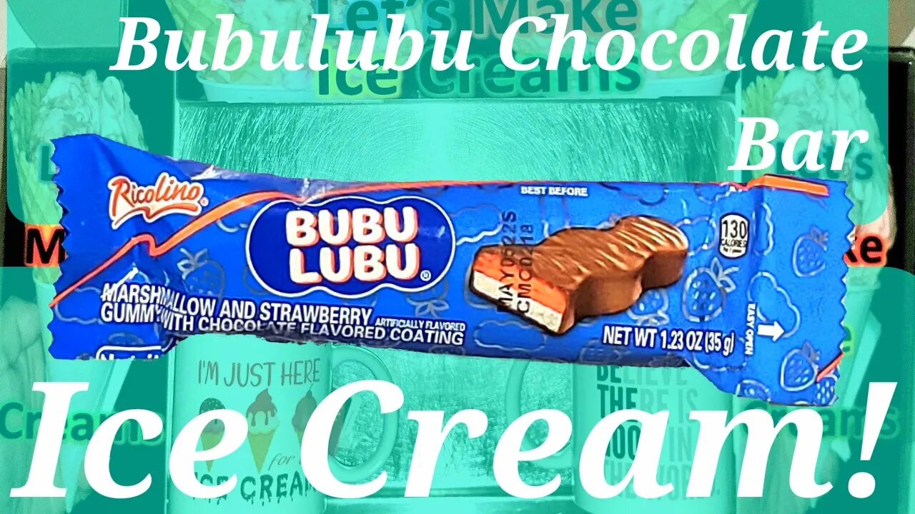 Ice Cream Making Bubulubu Chocolate Bar