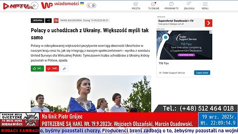 POTRZEBNE SĄ HAKI - Olszański, Osadowski NPTV (19.09.2023)