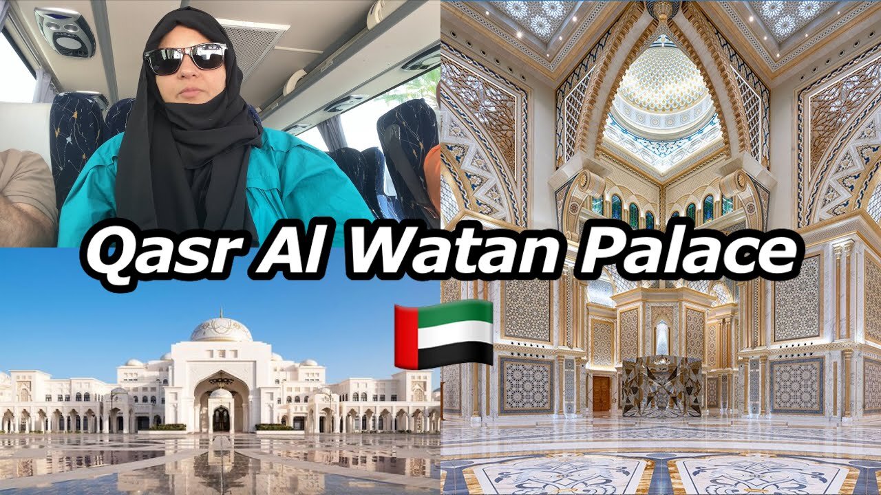 Qasr Al Watan Palace In Abu Dhabi 😍 | Samina Asif