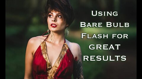 How to Get Beautiful Image Results shooting Bare Flash with no Modification or Diffusion