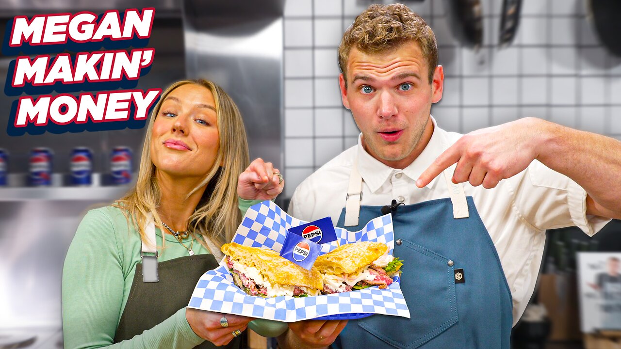 Megan Makin' Money Grills Up ULTIMATE Sandwich | What's For Lunch