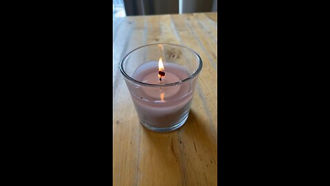 Candle burning