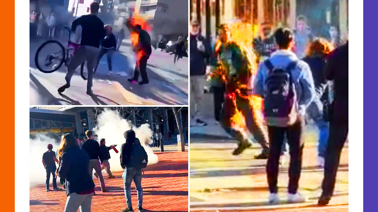 Another Fire Protestor In Crazy California