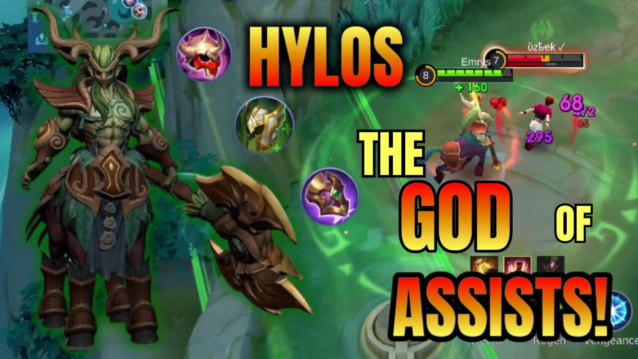 THE GOD OF ASSISTS!! Epic Ranked Hylos