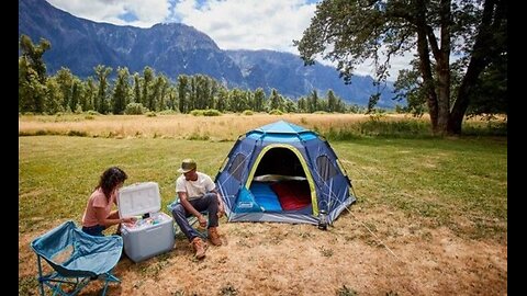 Coleman Camp Burst Dark Room 4 Person Tent