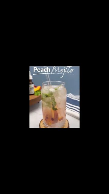 Goodbye ✌️ to #summer ☀️ YES it's hard, how about a Peach #Mojito 🍑to lift your spirits? #refreshing