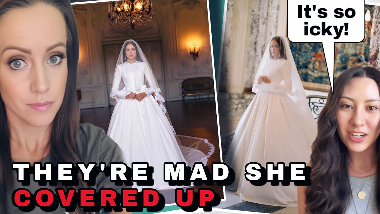 Olivia Culpo's MODEST Wedding Dress Triggers Angry Woman