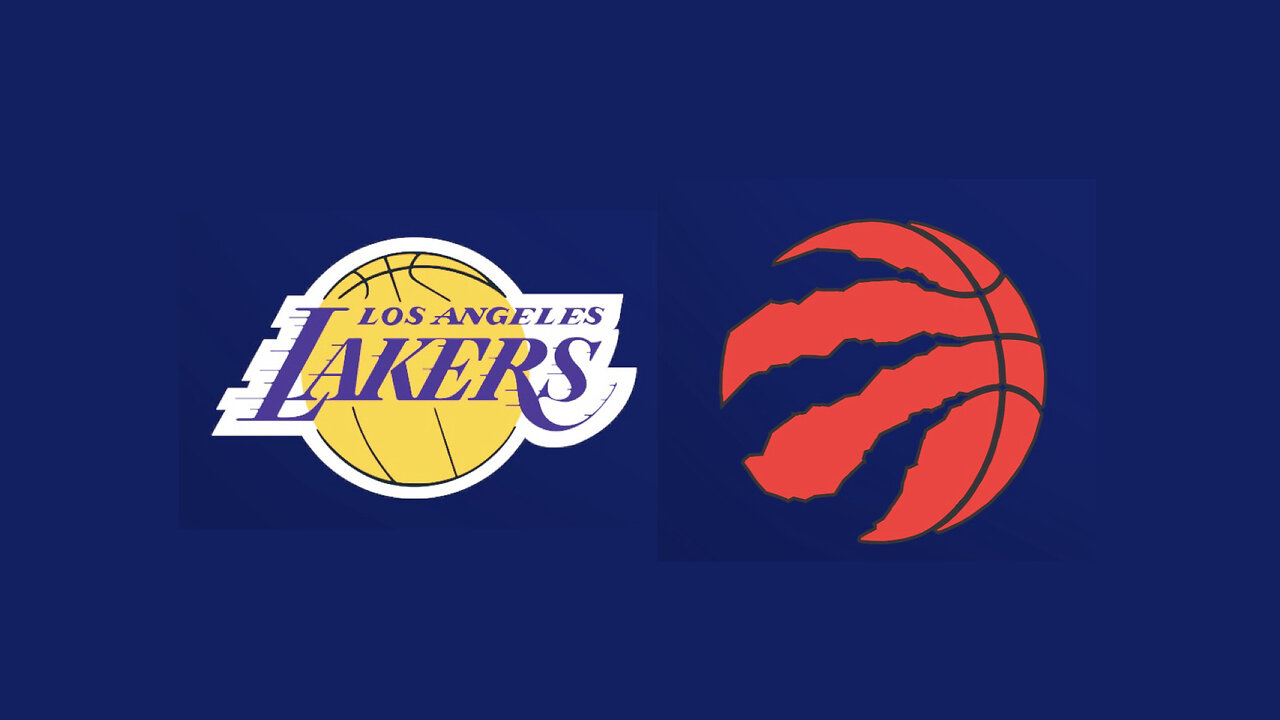 Lakers @ Raptors. Visual Concepts NBA 2K25.