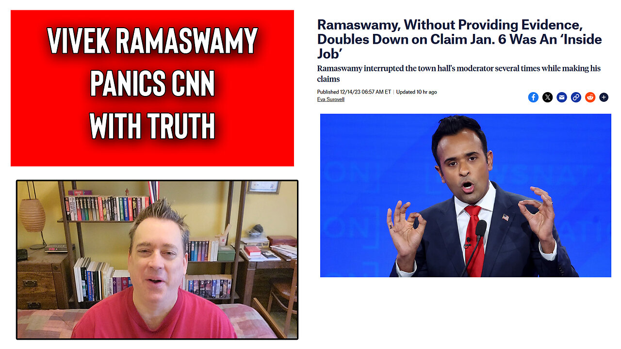 The Friday Vlog Ramaswamy Drops TRUTH Bombs Panicking CNN Host