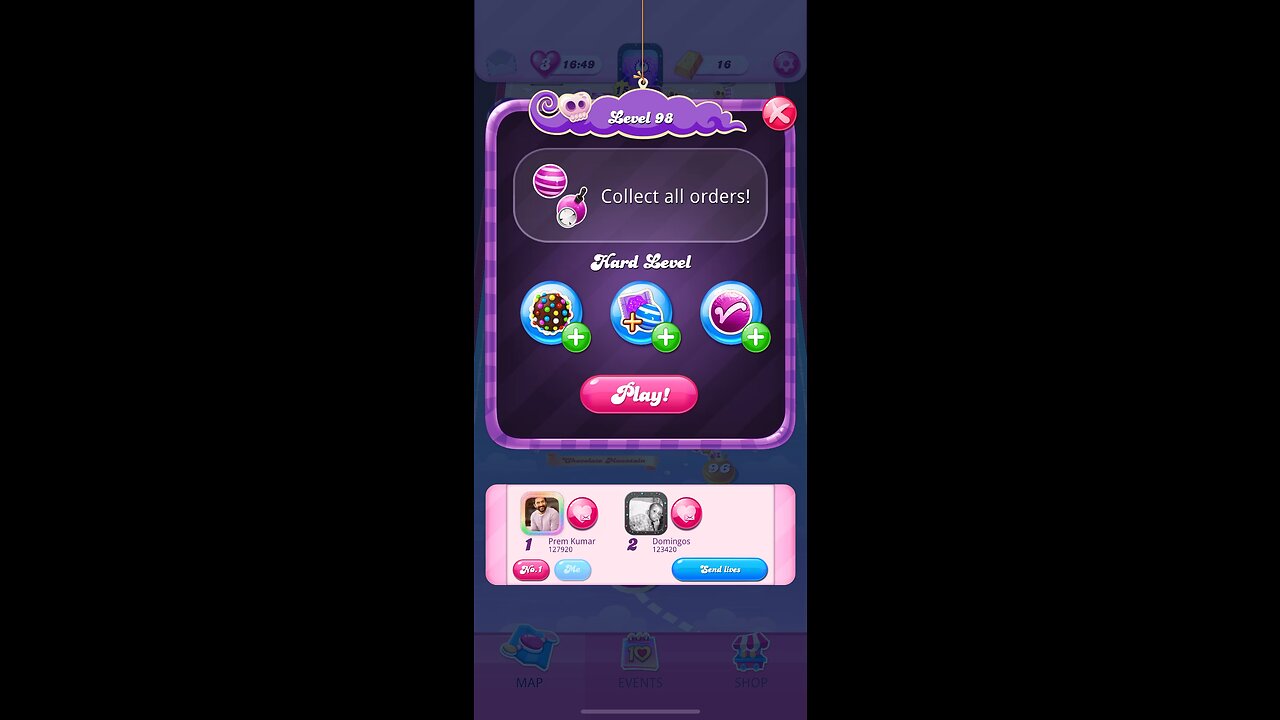Candy Crush Saga Level 98