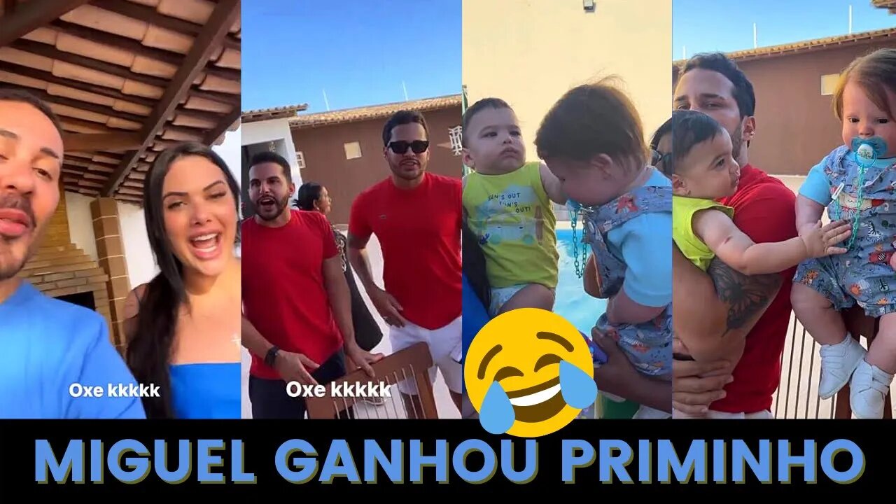 MIGUEL FICA SURPRESO COM BONECO DO CARLINHOS ACHANDO QUE ELE É DE VERDADE