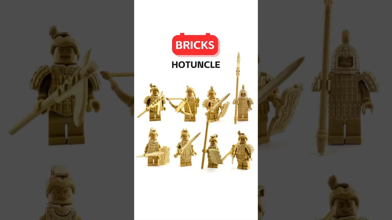 Chinese Qin Shi Huang's Terracotta Army Minifigures #bricks #toys #minifigures