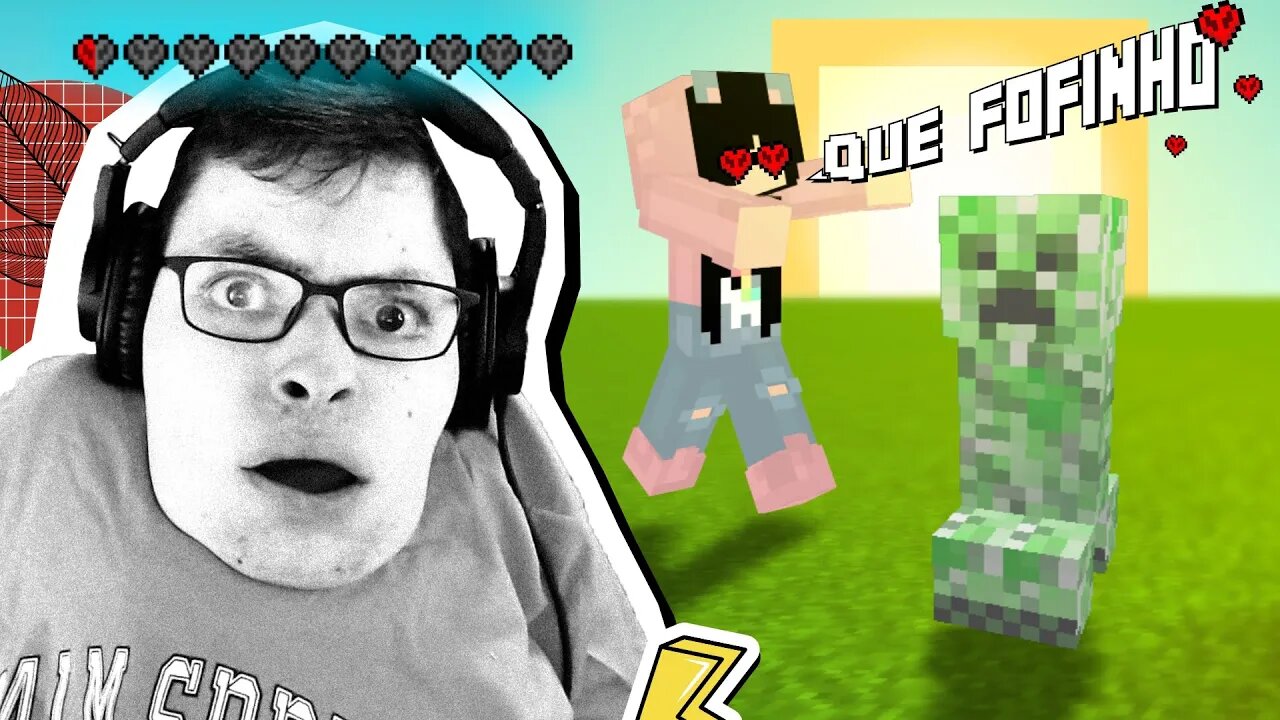 MINECRAFT, mas se minha IRMÃZINHA morrer, EU MORRO 😱
