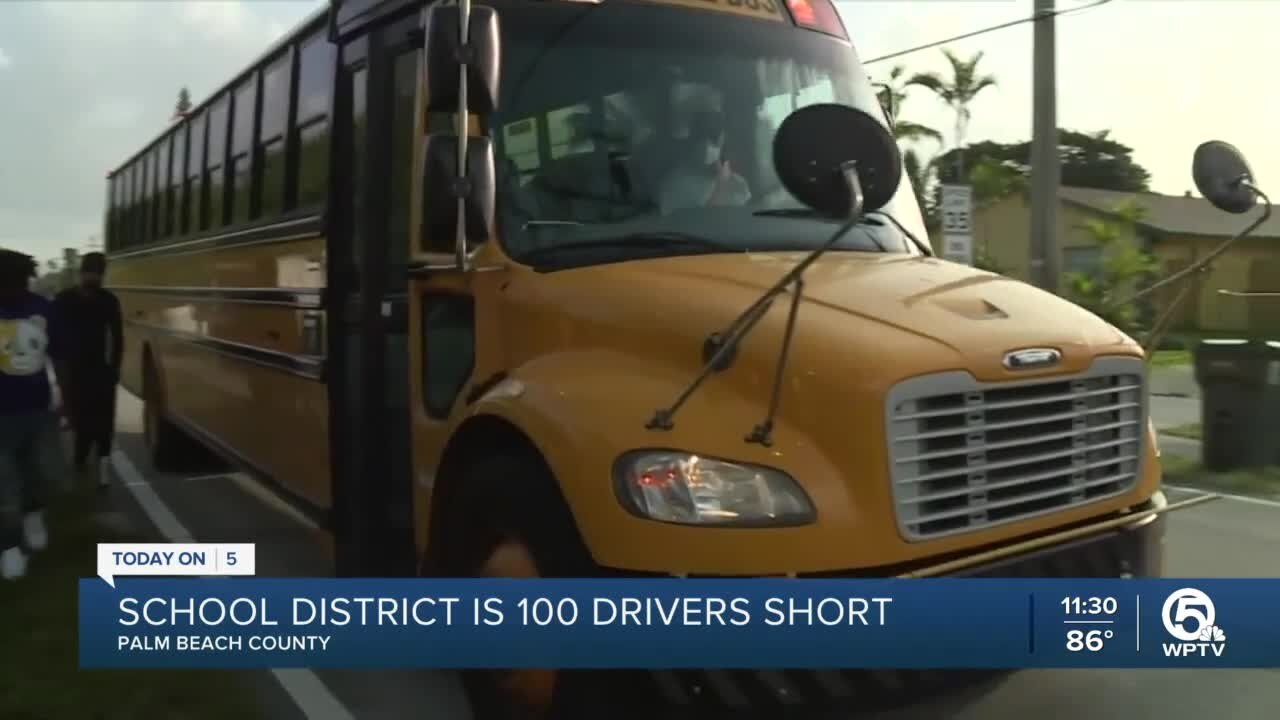 School bus driver shortage leads to overcrowding, major delays for Palm Beach County students