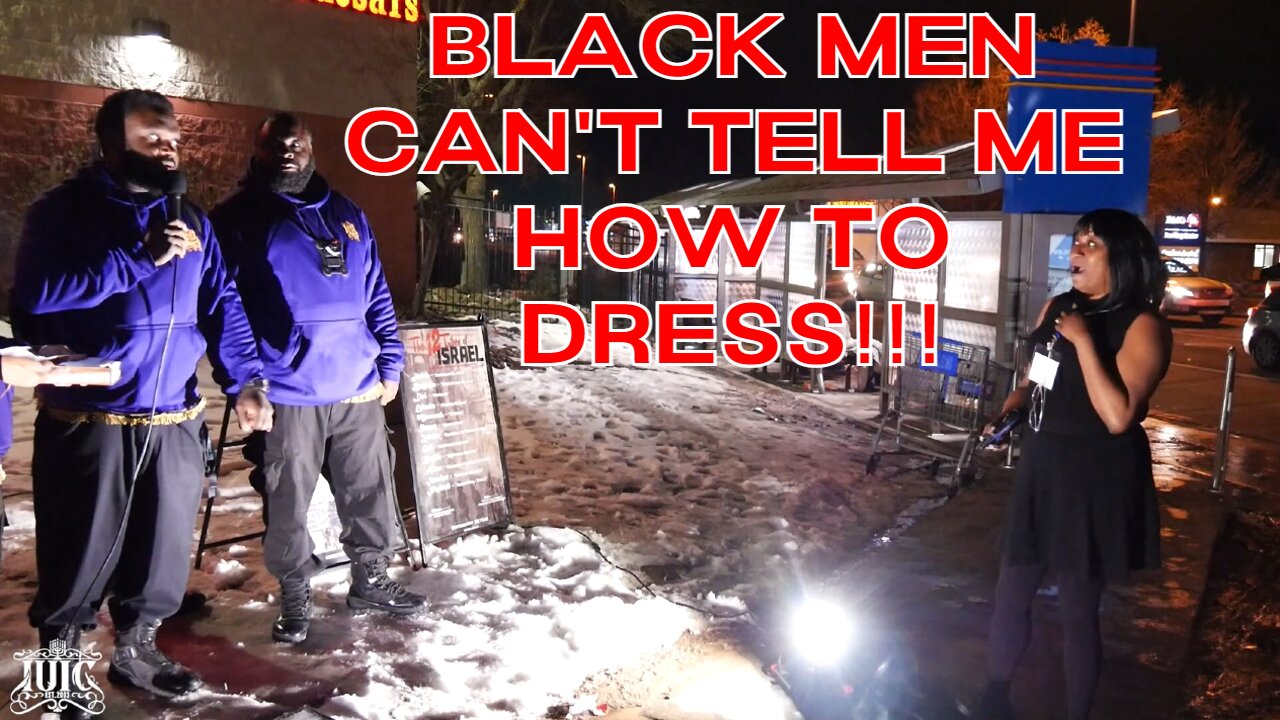 BLACK MEN CAN'T TELL ME HOW TO DRESS!!!