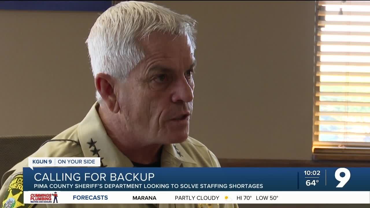 Pima County Sheriff making department-wide push for more hires, better pay