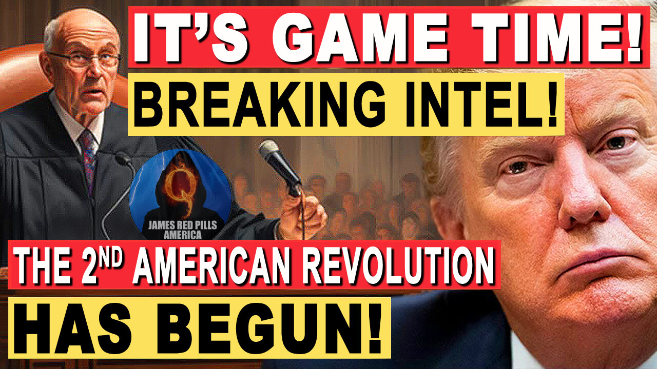 BREAKING! It's GAME TIME! Second American REVOLUTION Has BEGUN! We Are In A Captured Nation! BOOM!