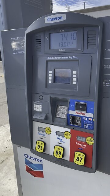 Brandon’s Gas Prices