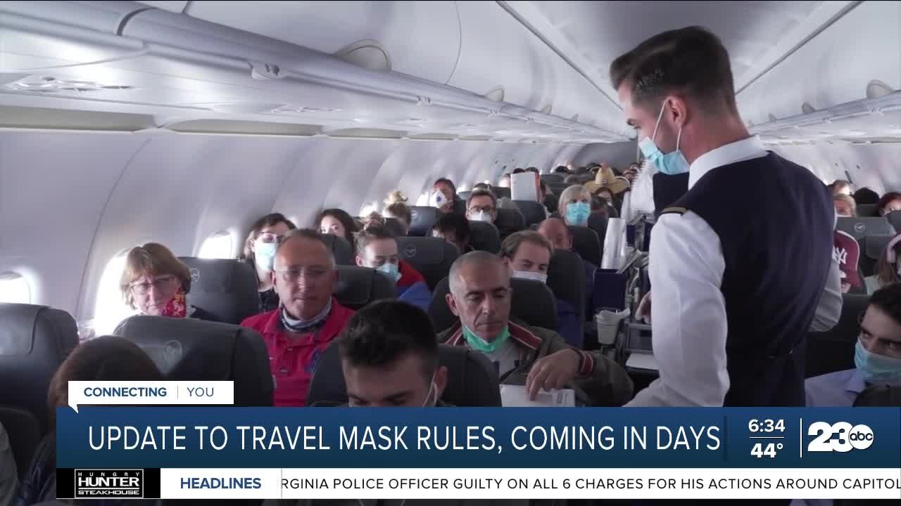 CDC expected to update COVID-19 travel mask guidelines