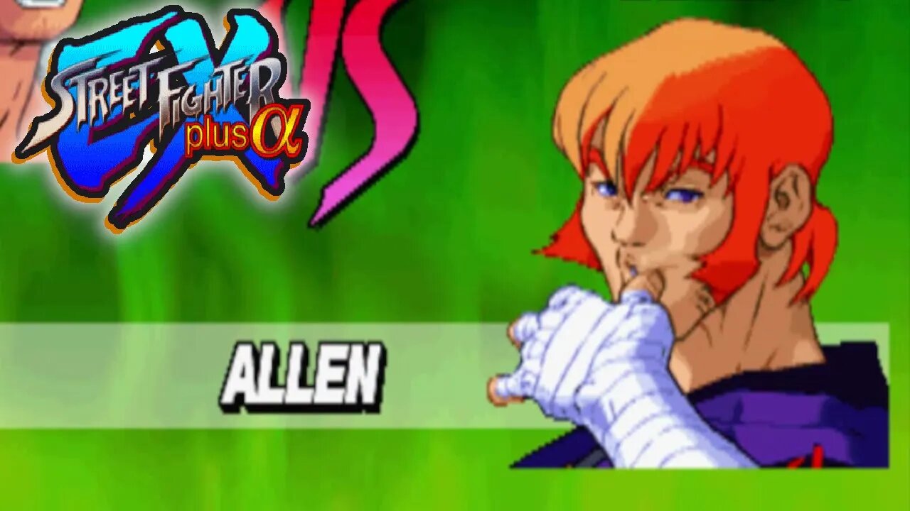 If I lose a round to Allen the video ends - Street Fighter EX Plus Alpha