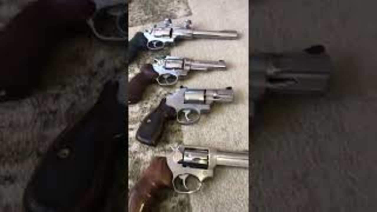 The Three Amigos Plus One. 357 and 44 Magnum Revolvers