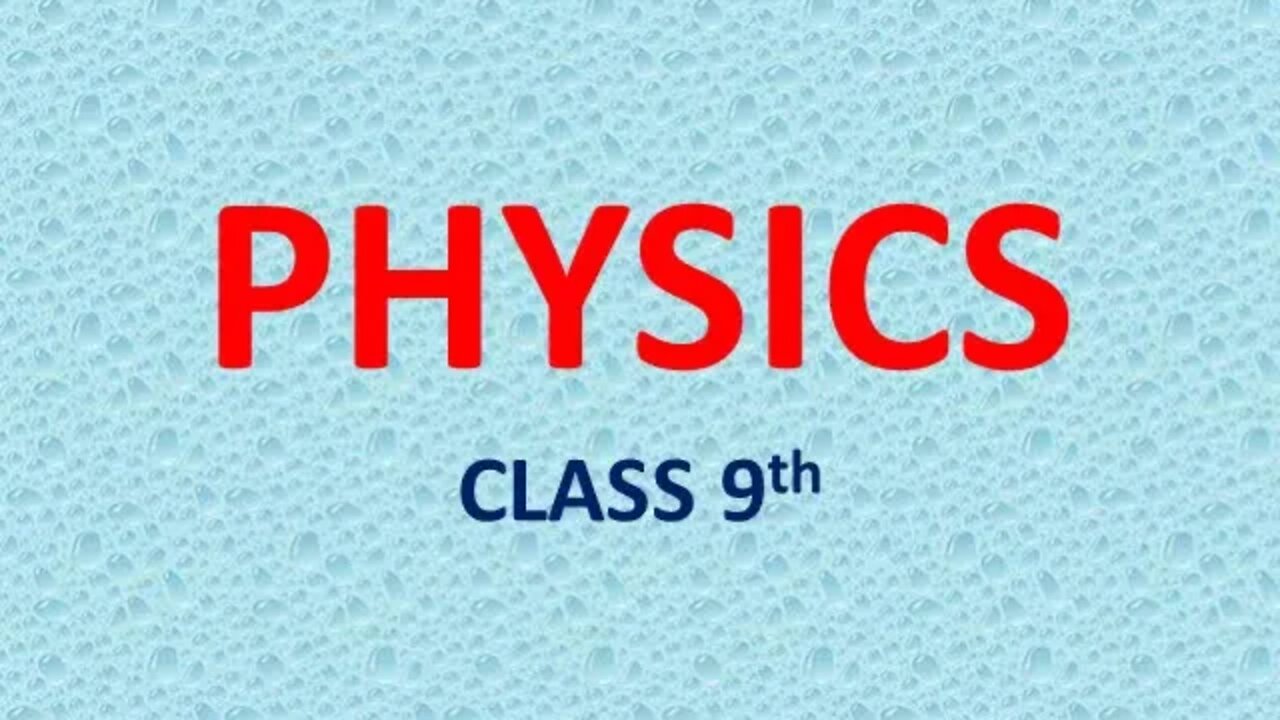 Class 9th Physics CH#8 Lecture#12 Q 9