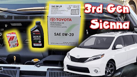 Toyota Sienna 2GR-FE Oil Change