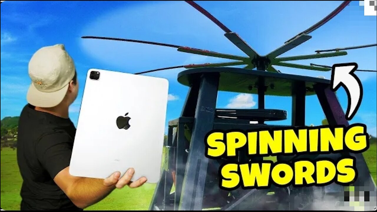 750KPH katana machine VS iPAD (6000fps) slow mo