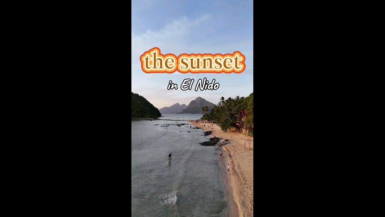 This is the best place in El Nido to watch the sunset!