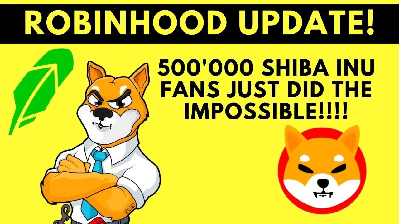 SHIBA INU COIN EMERGENCY 🔥 ROBINHOOD LISTING IS READY?! 🚨 SHIBA TOKEN PRICE PREDICTION