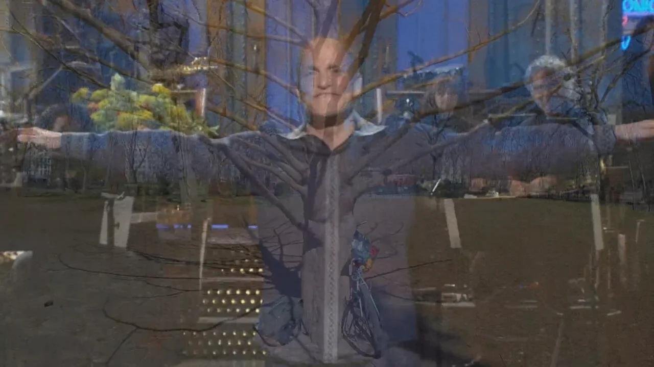 Woody Harrelson Leans Against a Tree as i Show How One Robs a Bridge a Nation & Expose the Technocratic Mechanism of Modern Tyranny