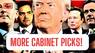 LIVE REACTION: TRUMP CABINET PICKS DETAILED! & MORE..