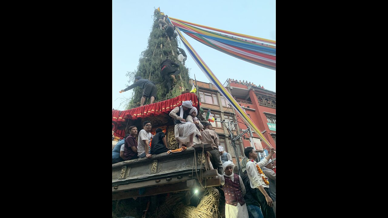 Crowd during seto machindranath in Nepal