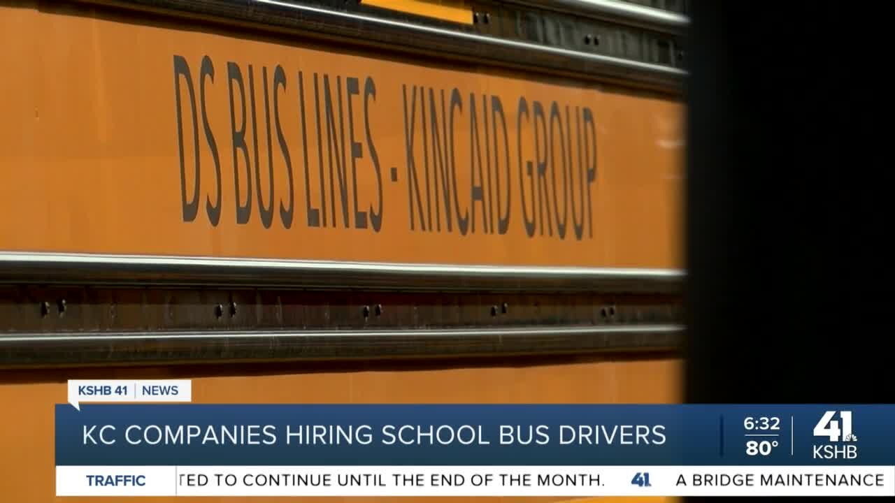 KC companies hiring school bus drivers