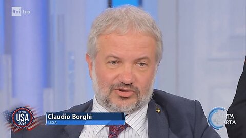🔴 Interventi del Sen. Claudio Borghi a "Porta a Porta, la corsa alla Casa Bianca" (06.11.2024)