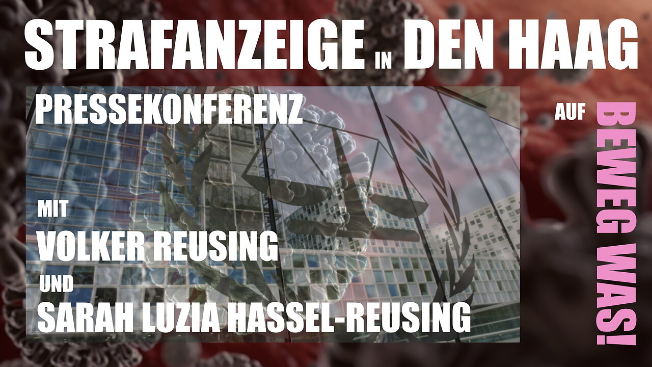 Pressekonferenz – Verbrechen gegen die Menschlichkeit – Strafanzeige in Den Haag