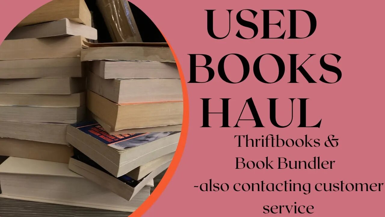 Used Books Haul - Thriftbooks & Book Bundler