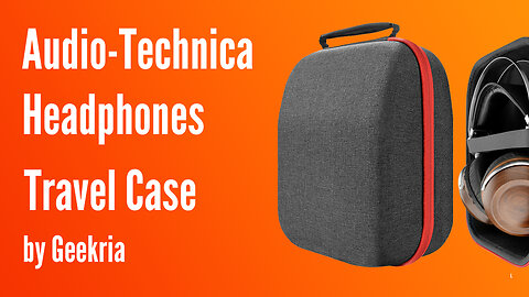 Audio-Technica Over-Ear Headphones Travel Case, Hard Shell Headset Carrying Case | Geekria