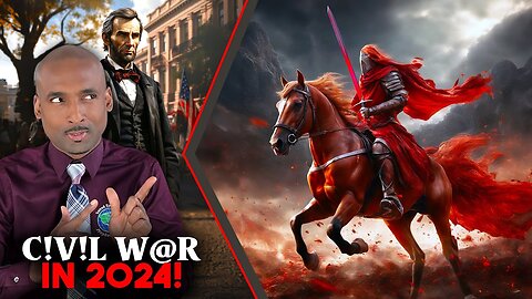C!v!l W@r 2024. Don Compared To Abraham Lincoln. History of 1860s Repeating? Q & A on Red Horse.