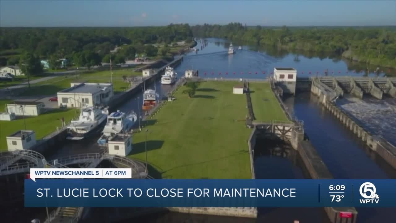 St. Lucie Lock to close for maintenance